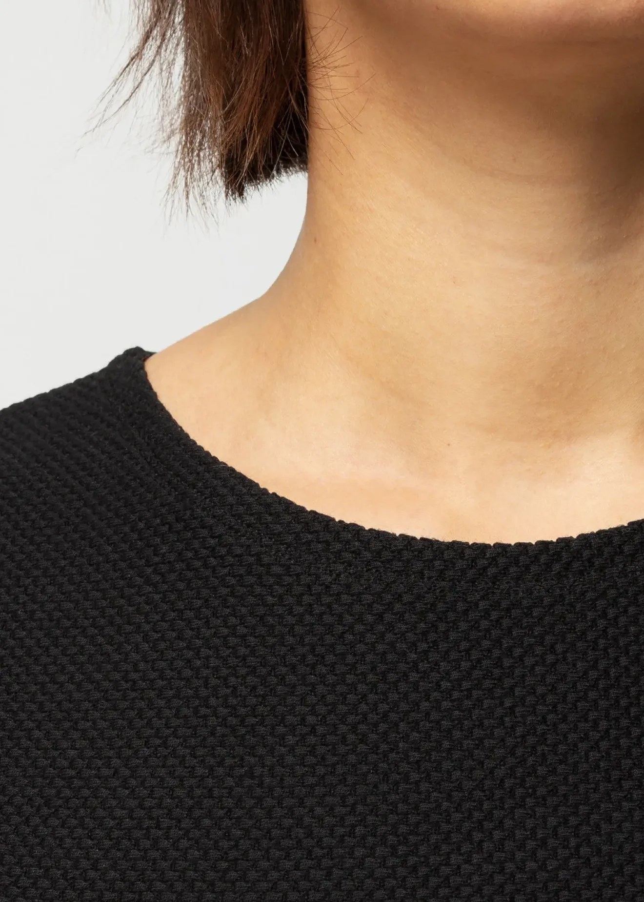 Vanilia Sleeveless Struc Zwart Outlet