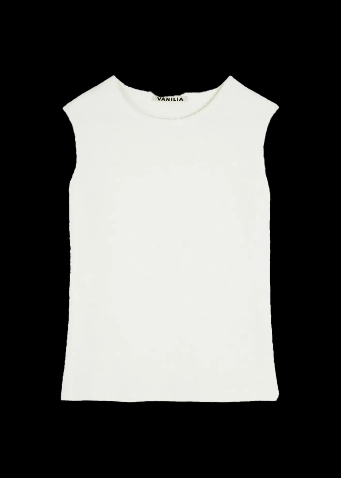 Vanilia Sleeveless Struc New White Discount