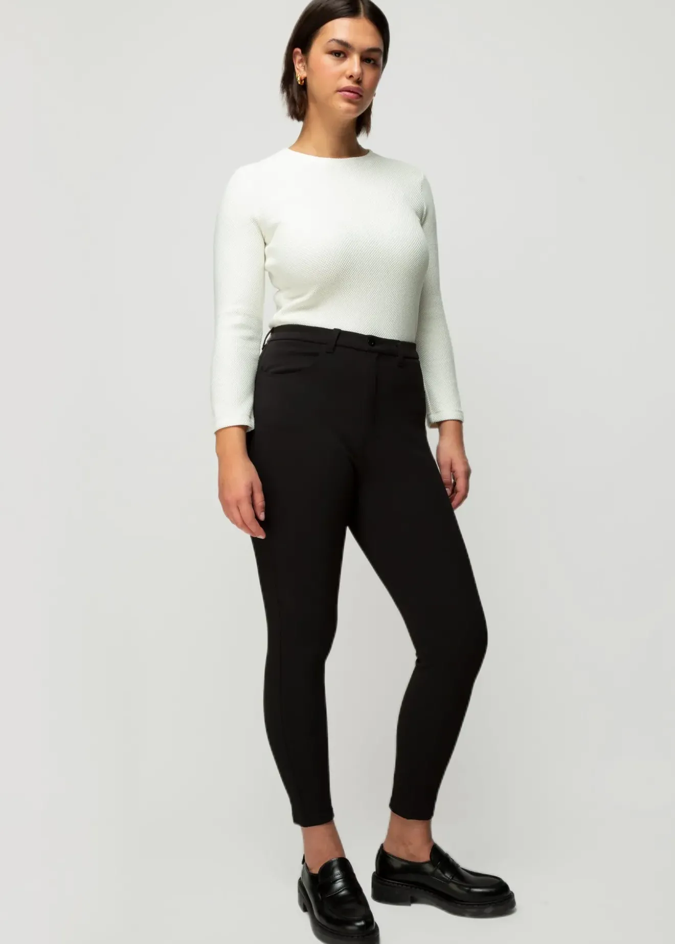 Vanilia Stretch Skinny Zwart Sale