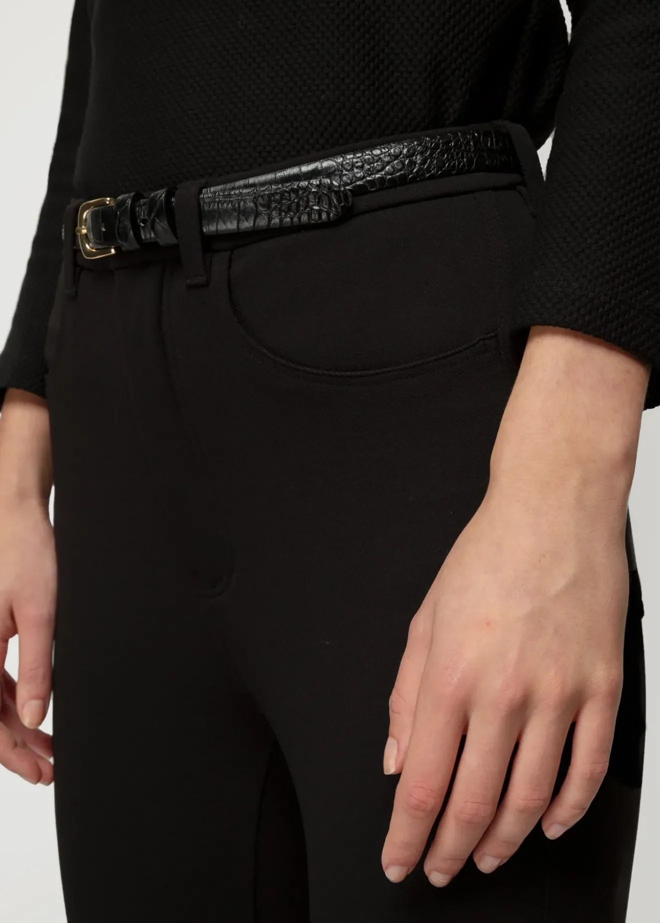 Vanilia Stretch Skinny Zwart Sale