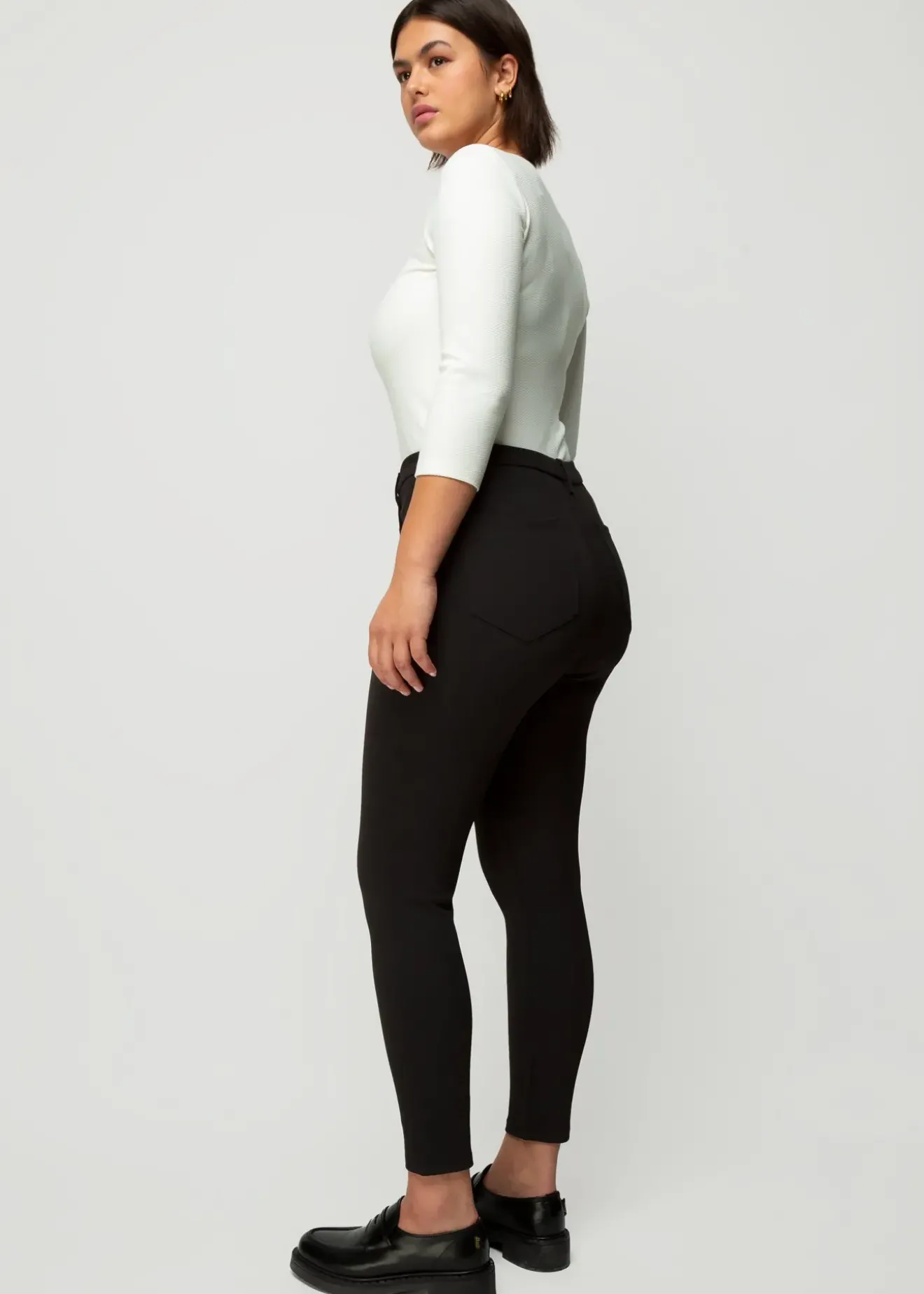 Vanilia Stretch Skinny Zwart Sale