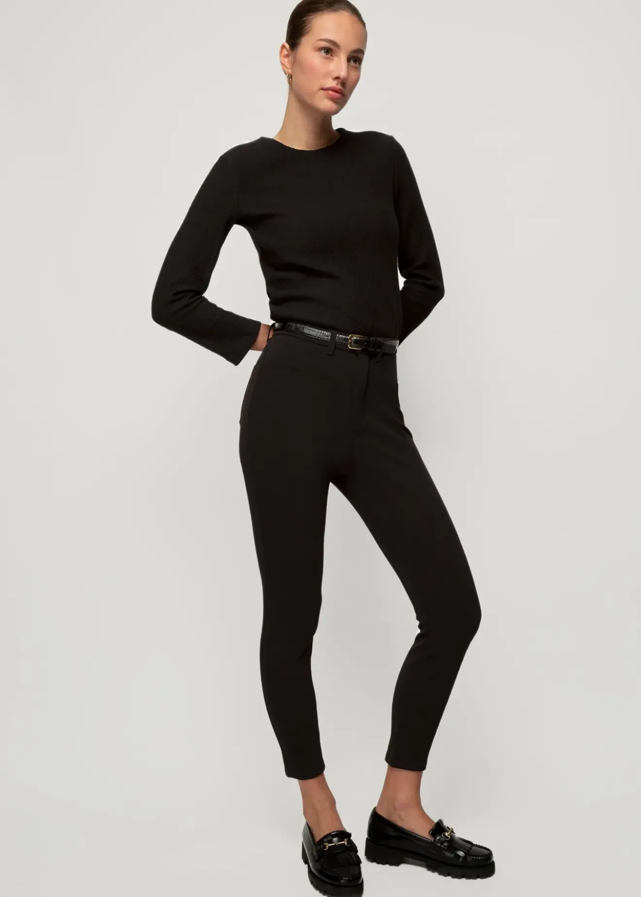 Vanilia Stretch Skinny Zwart Sale