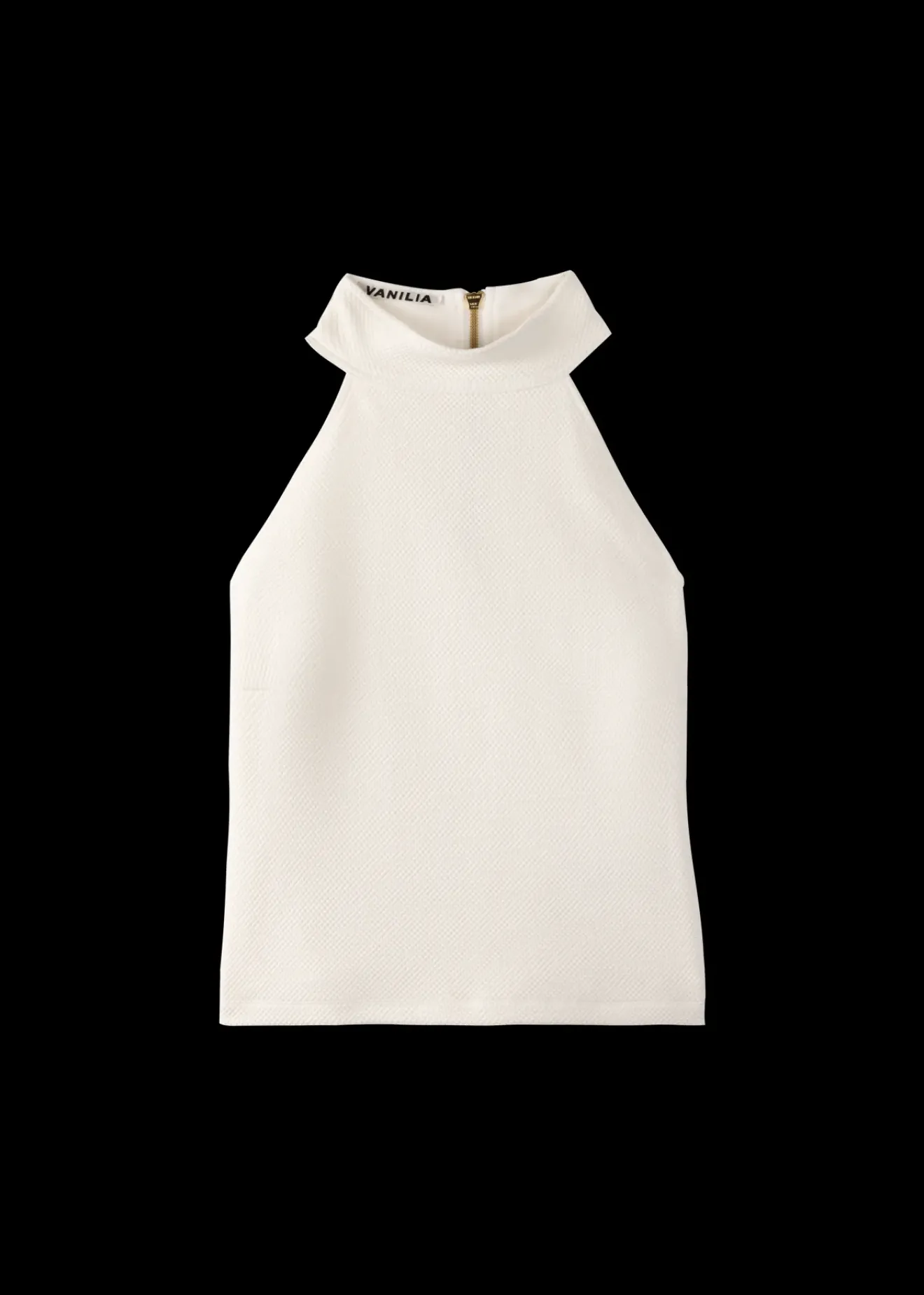 Vanilia Struc Haltertop New White Fashion