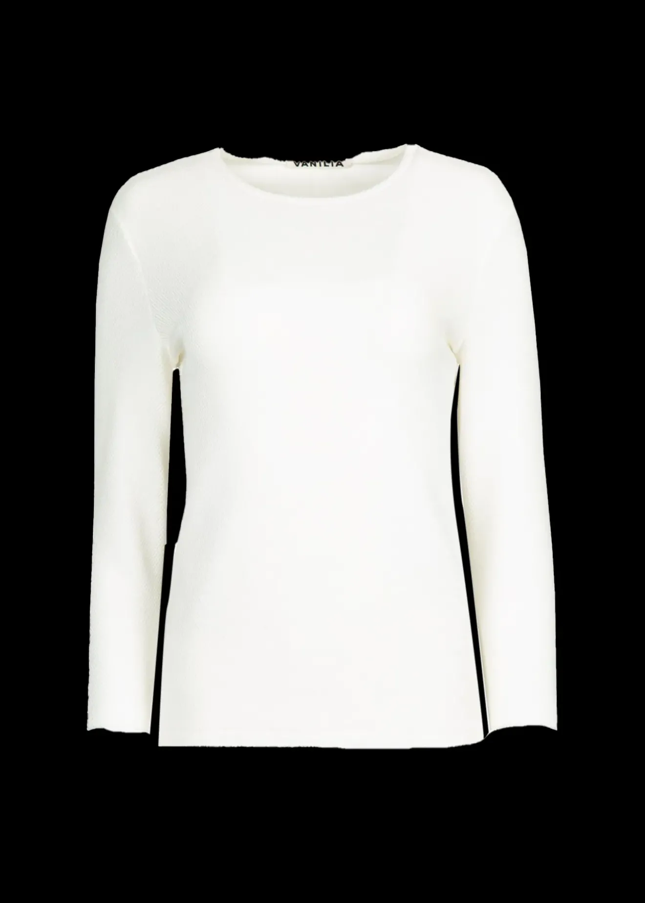 Vanilia Struc Top Longsleeve New White Clearance