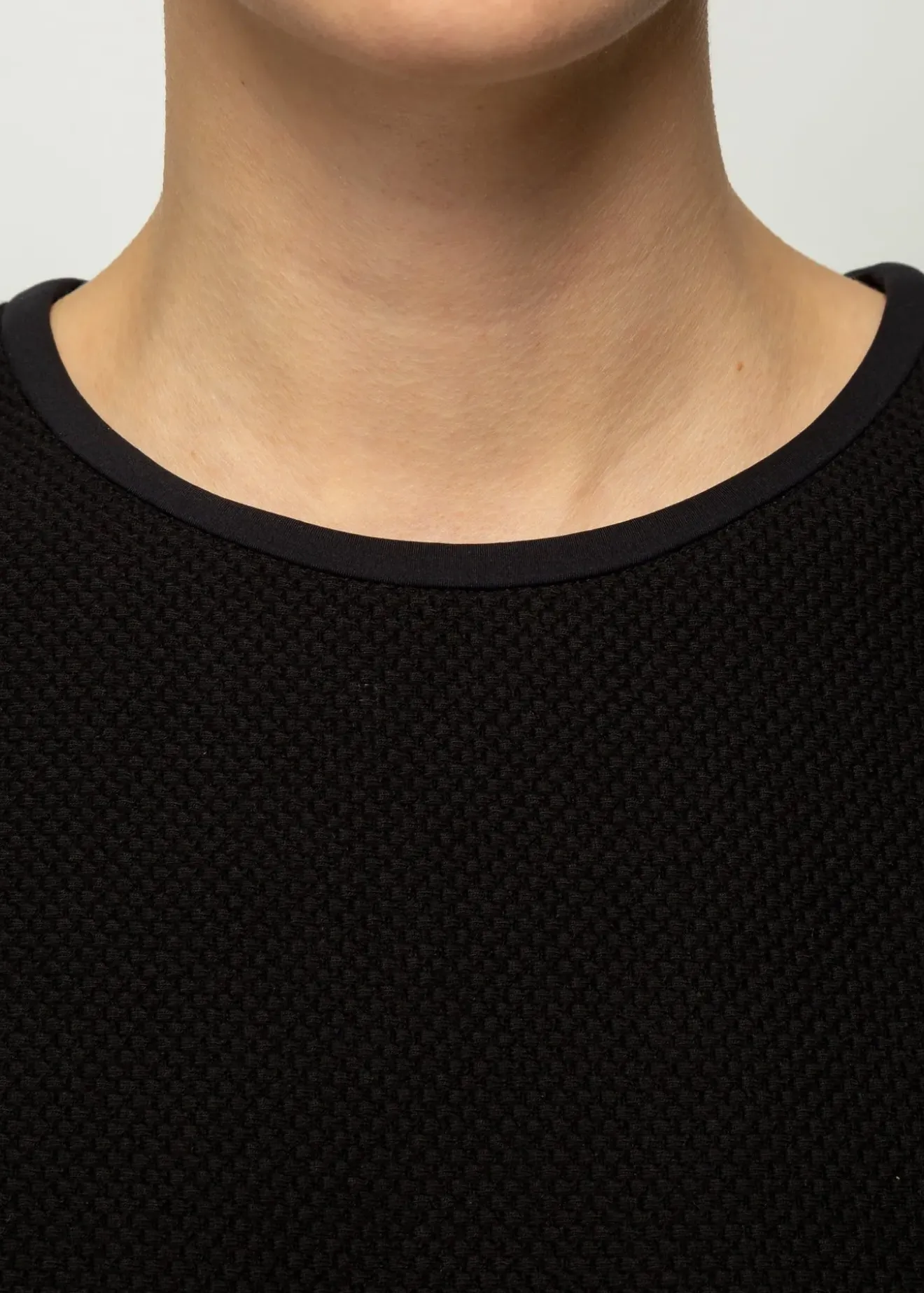 Vanilia Struc Top Mouwloos Zwart New