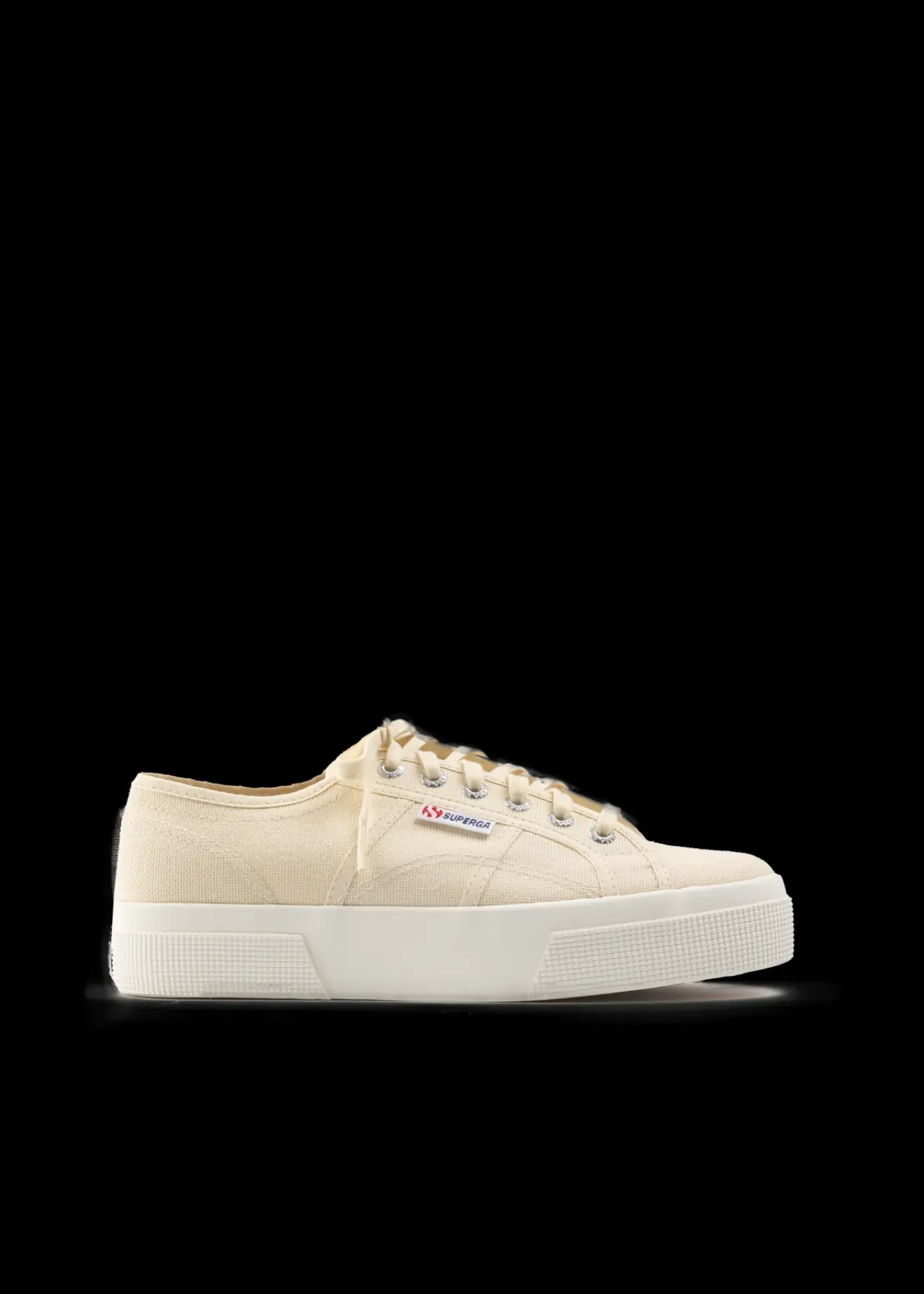 Vanilia Superga Platform Sneaker Cotu Beige Discount
