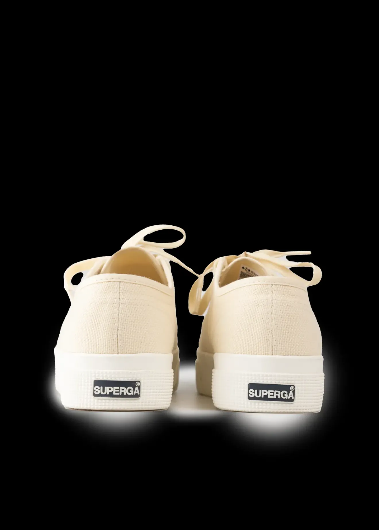 Vanilia Superga Platform Sneaker Cotu Beige Discount