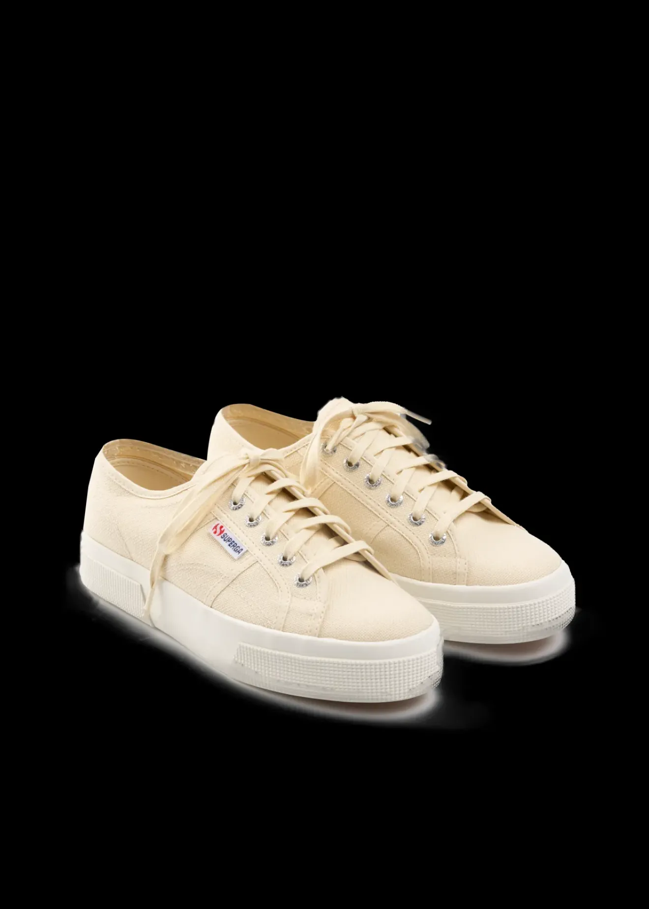 Vanilia Superga Platform Sneaker Cotu Beige Discount