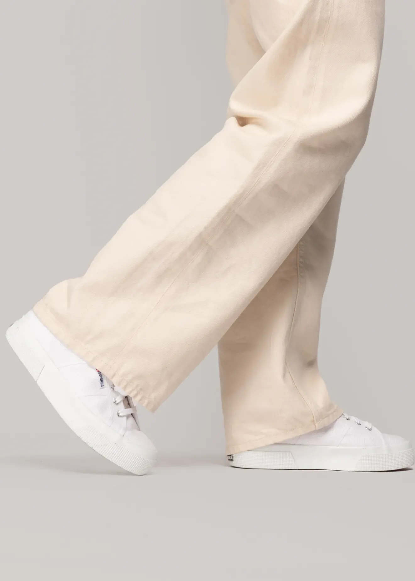 Vanilia Superga Platform Sneaker Cotu Wit Discount