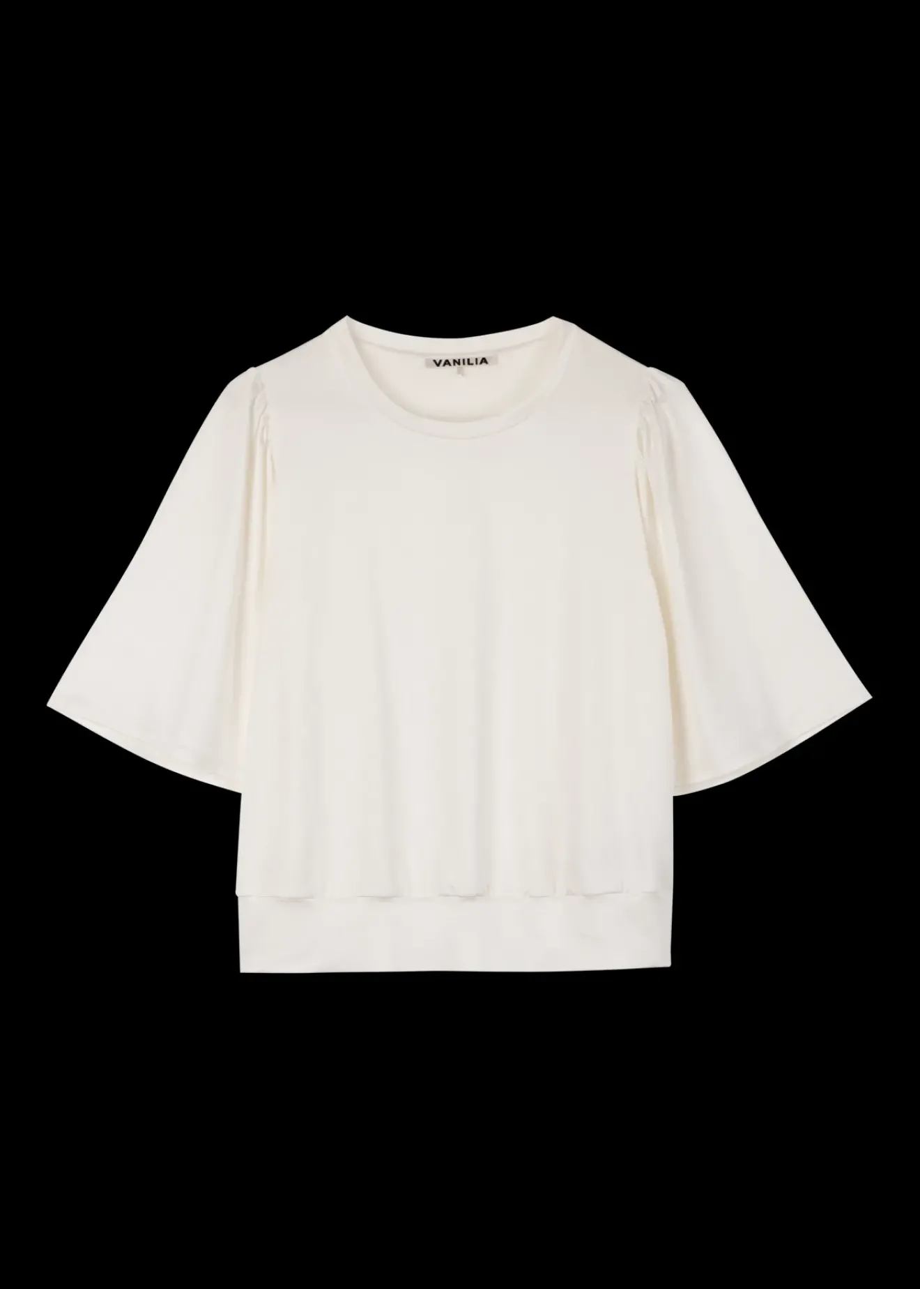 Vanilia Top Met Wijde Mouwen New White Online