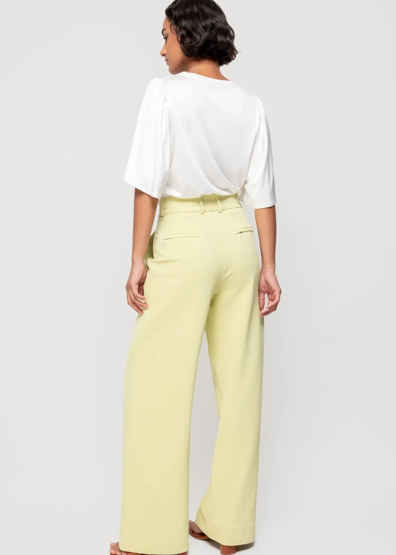 Vanilia Top Met Wijde Mouwen New White Online