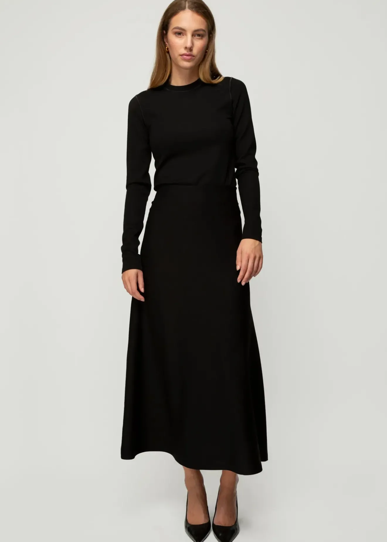 Vanilia Tricot Basis Top Black/Black Clearance