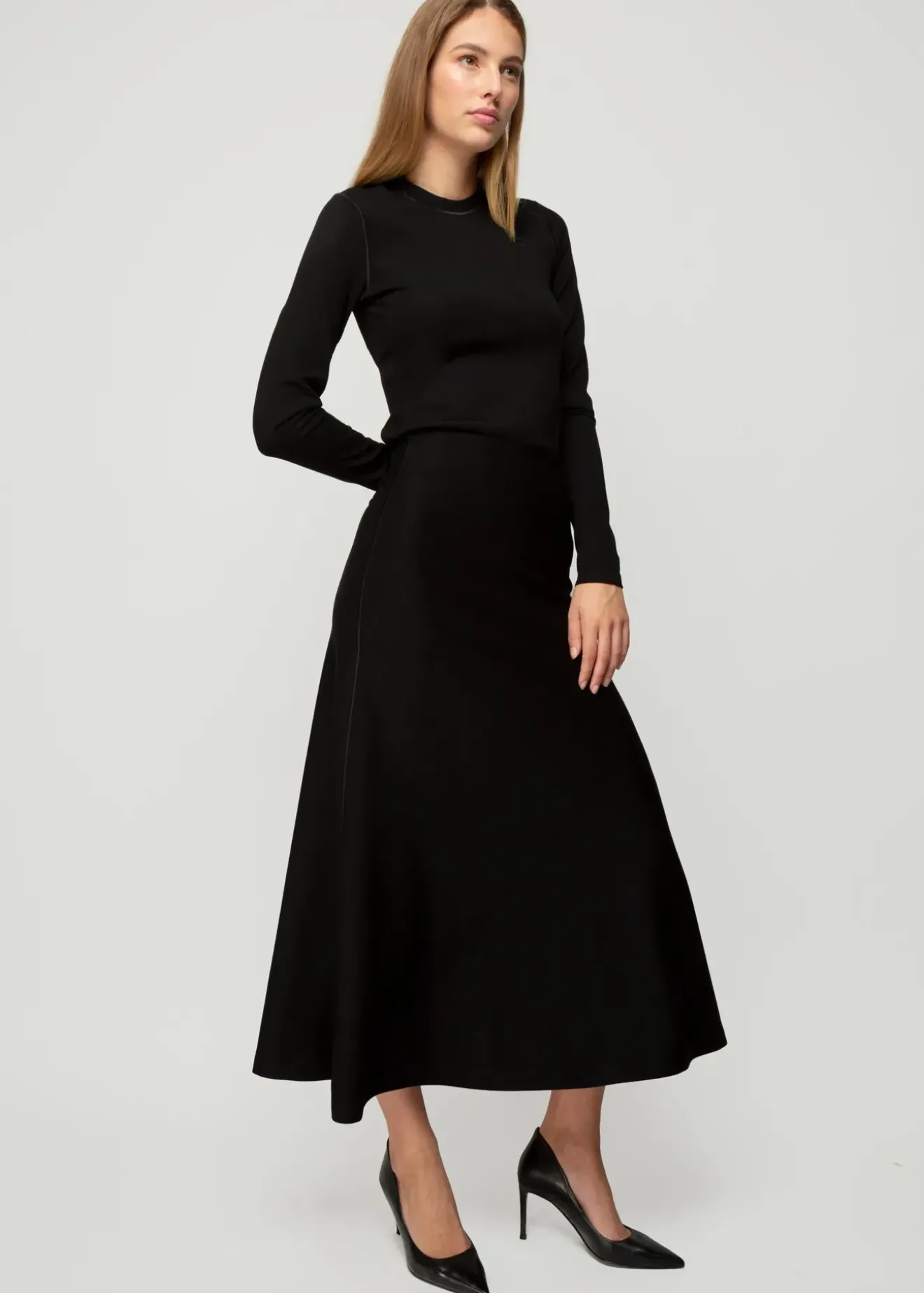 Vanilia Tricot Basis Top Black/Black Clearance