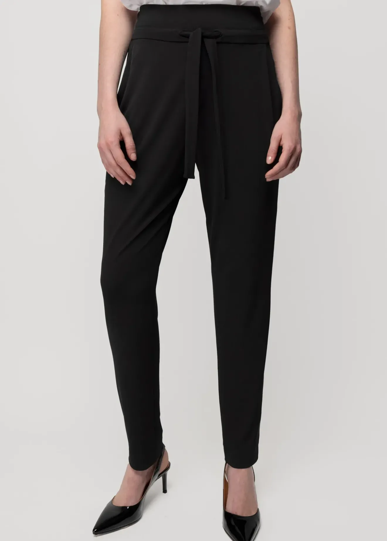 Vanilia Tricot Broek Tapered Fit Zwart New
