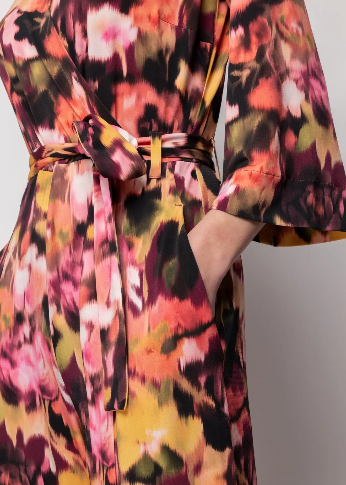 Vanilia Tricot Jumpsuit Met Print Coral/Cedar/Black New
