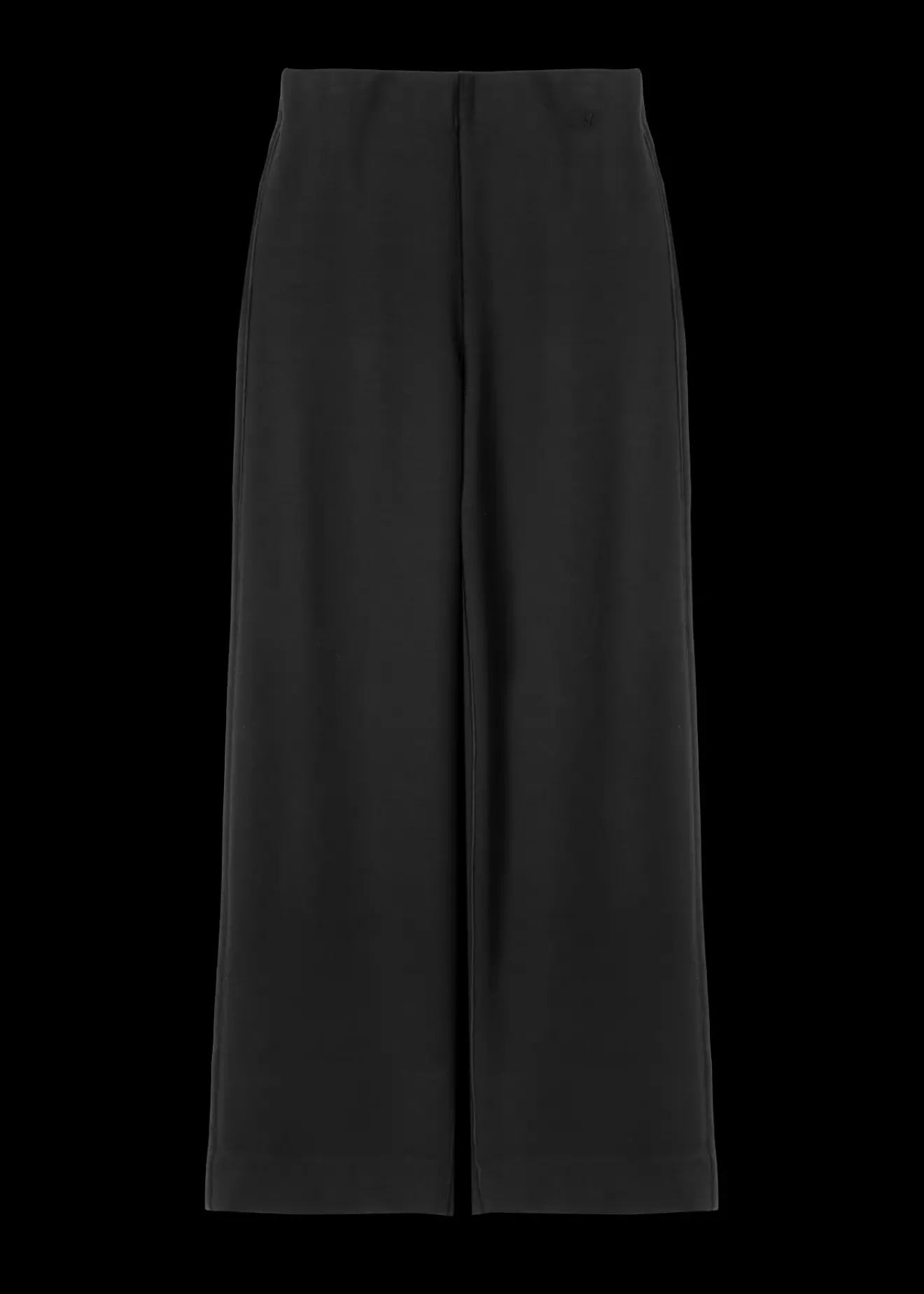 Vanilia Tricot Wijde Broek Black/Black Best