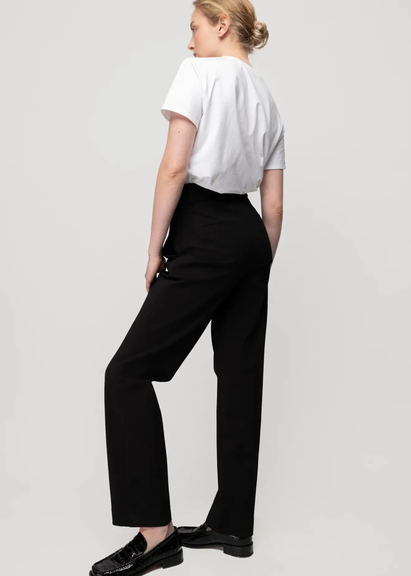 Vanilia Twill Boy Chino Zwart Sale