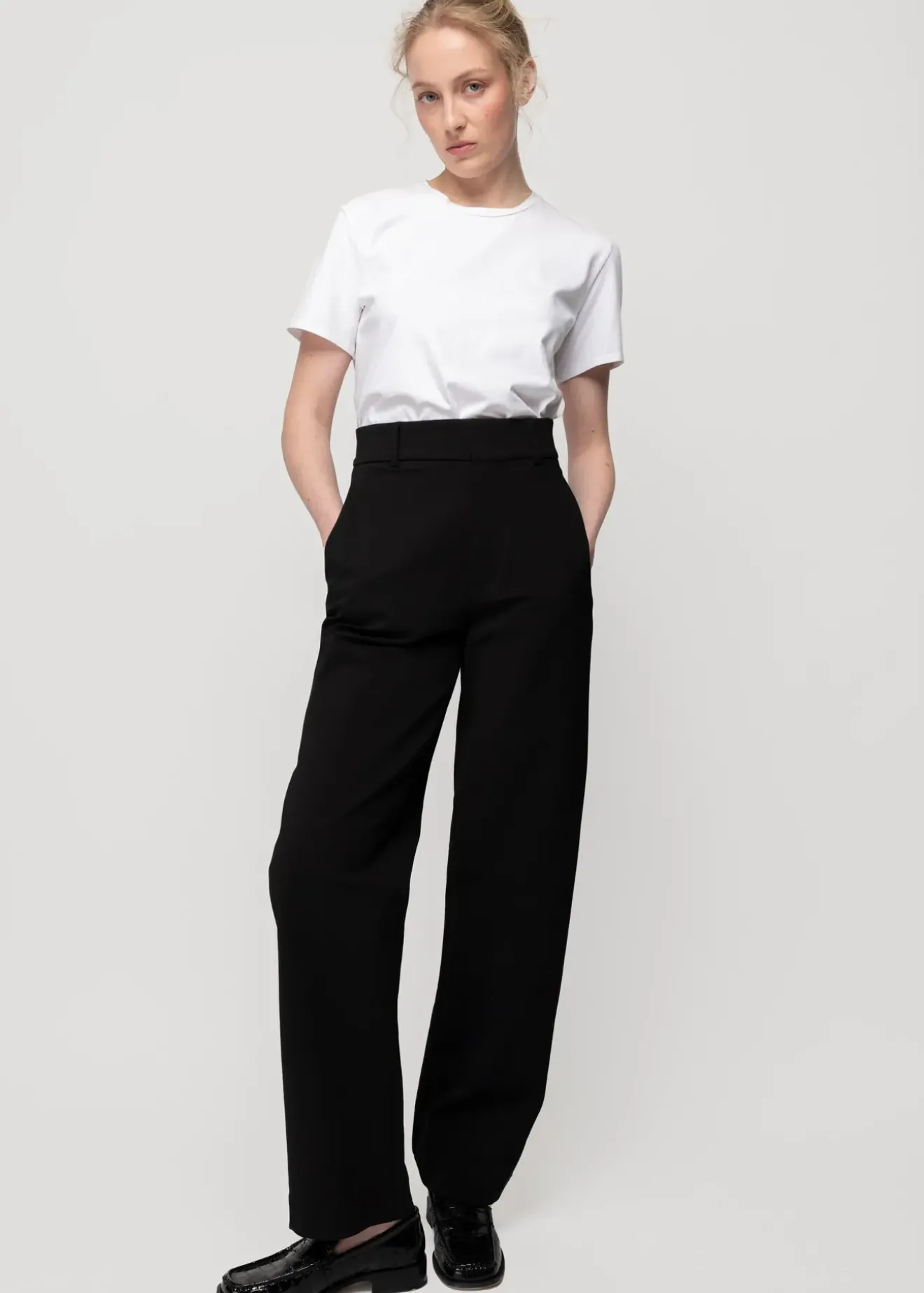 Vanilia Twill Boy Chino Zwart Sale