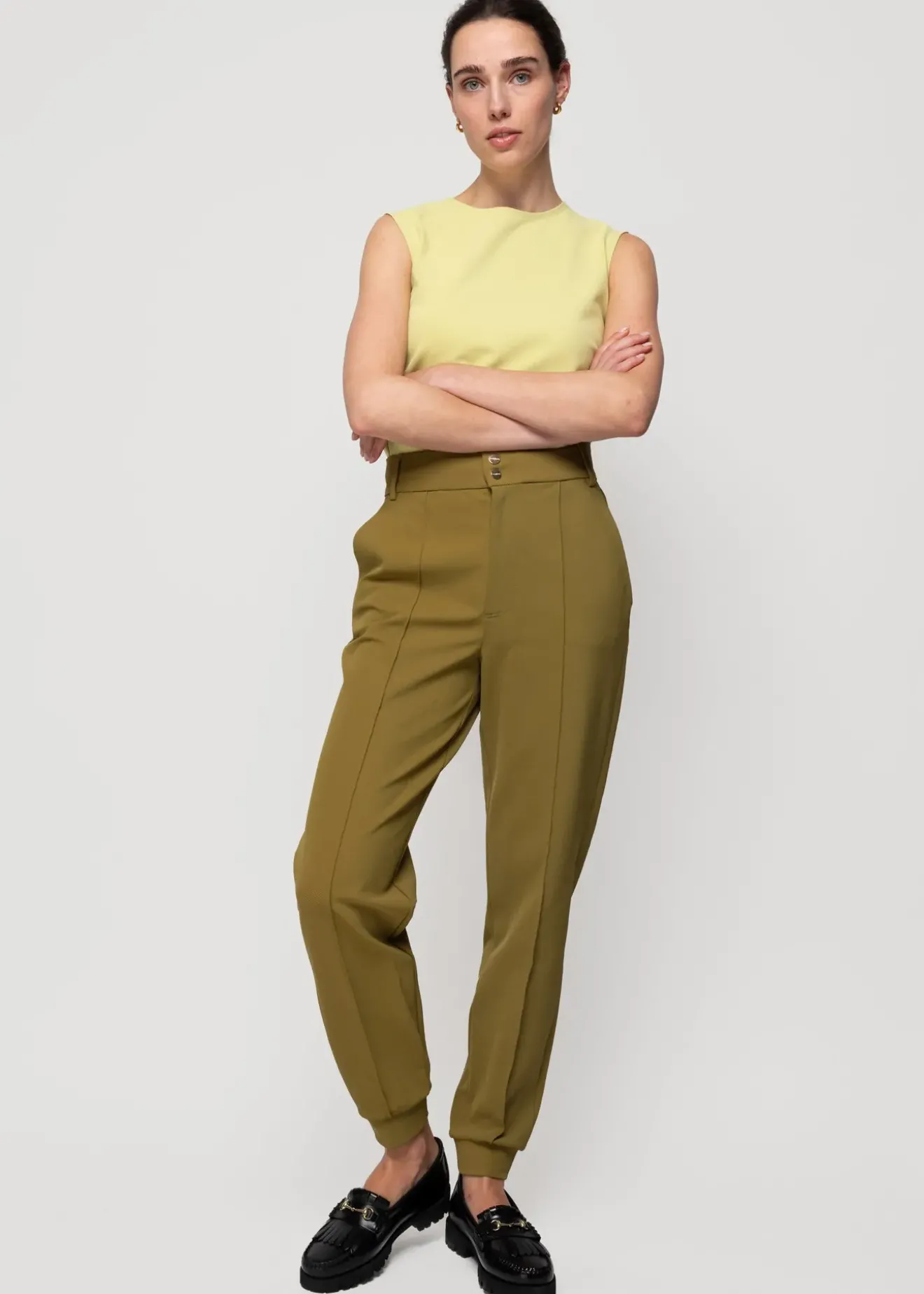 Vanilia Twill Chino Olive Tree Sale