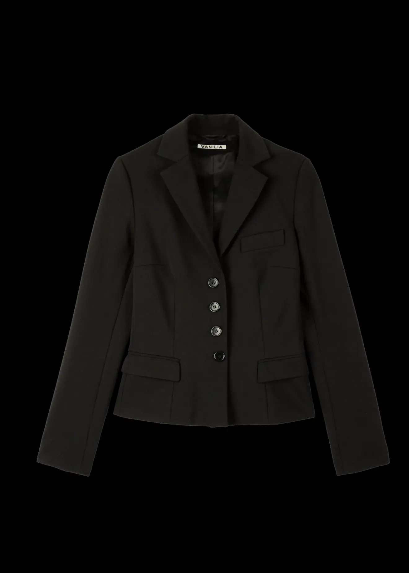 Vanilia Twill High Tech Blazer Zwart Discount