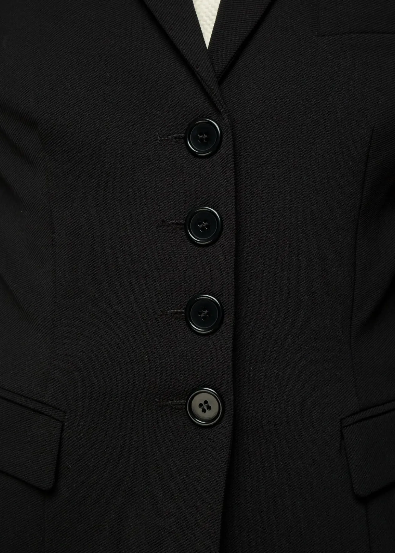Vanilia Twill High Tech Blazer Zwart Discount