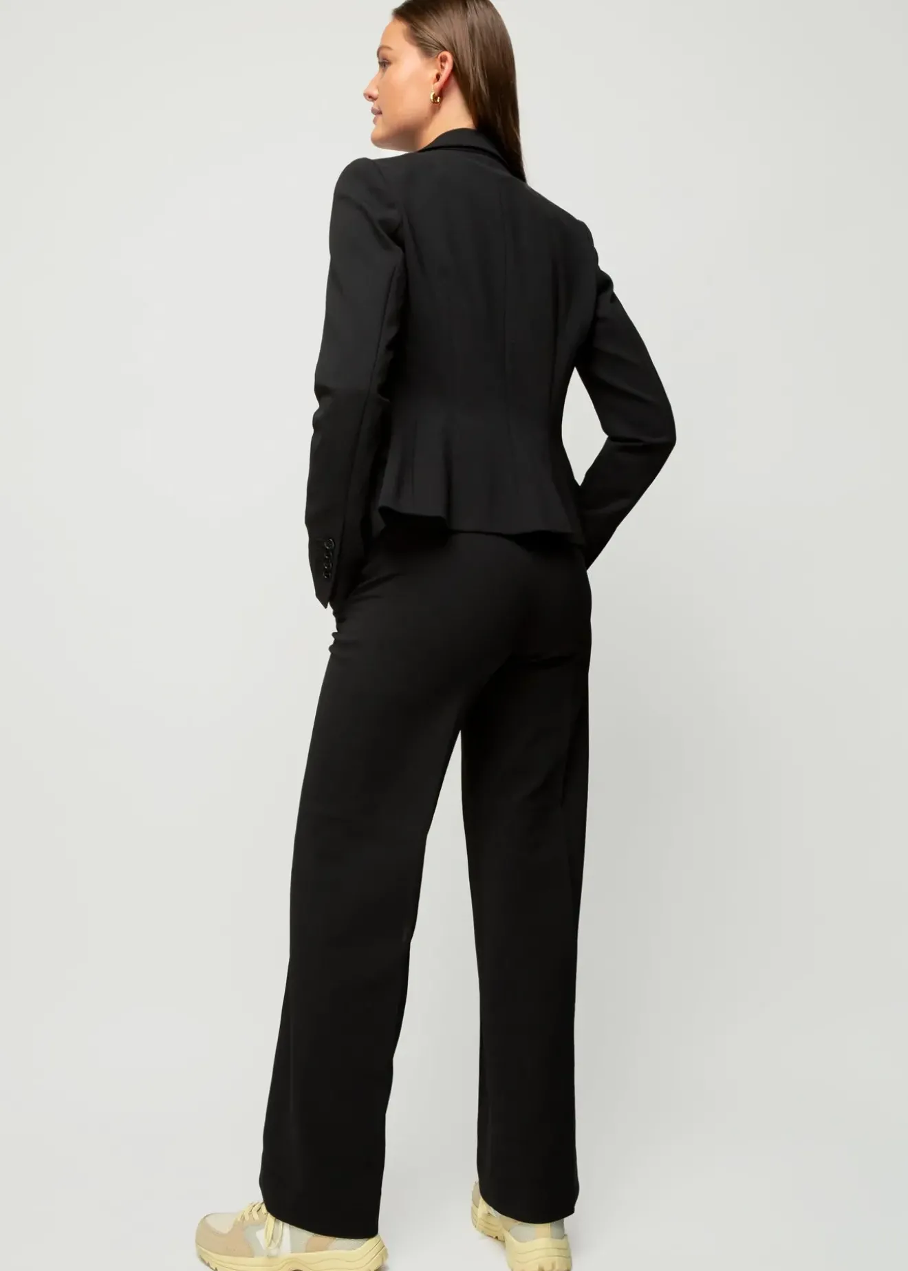 Vanilia Twill High Tech Blazer Zwart Discount