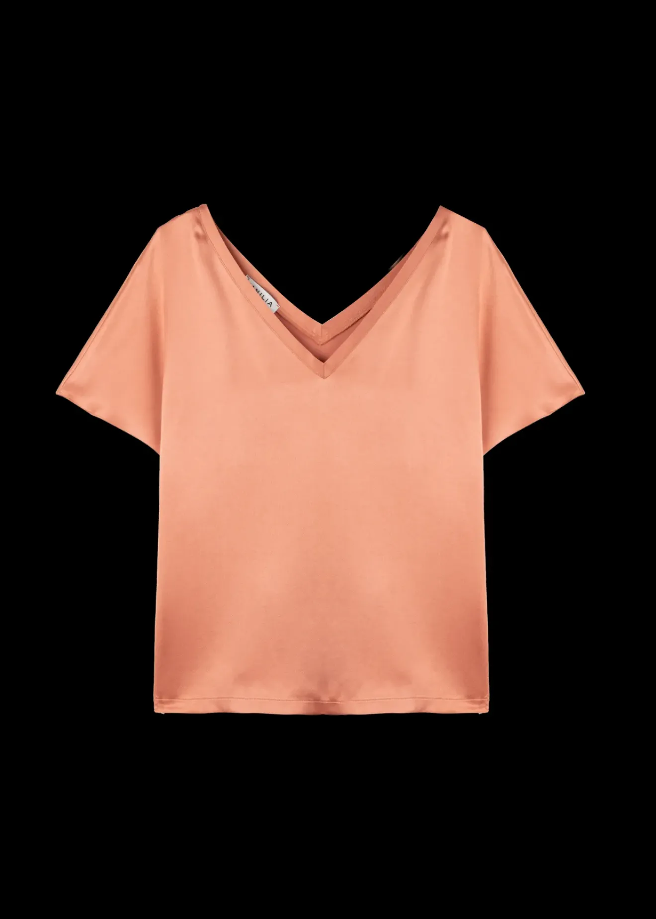 Vanilia Viscose Crepe Top Dusty Coral New