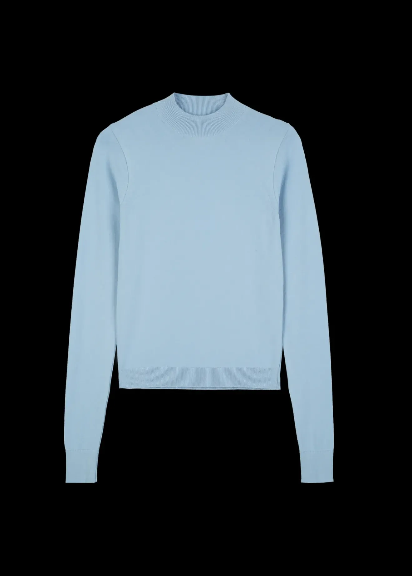 Vanilia Viscose Gebreide Trui Frost Blue Fashion