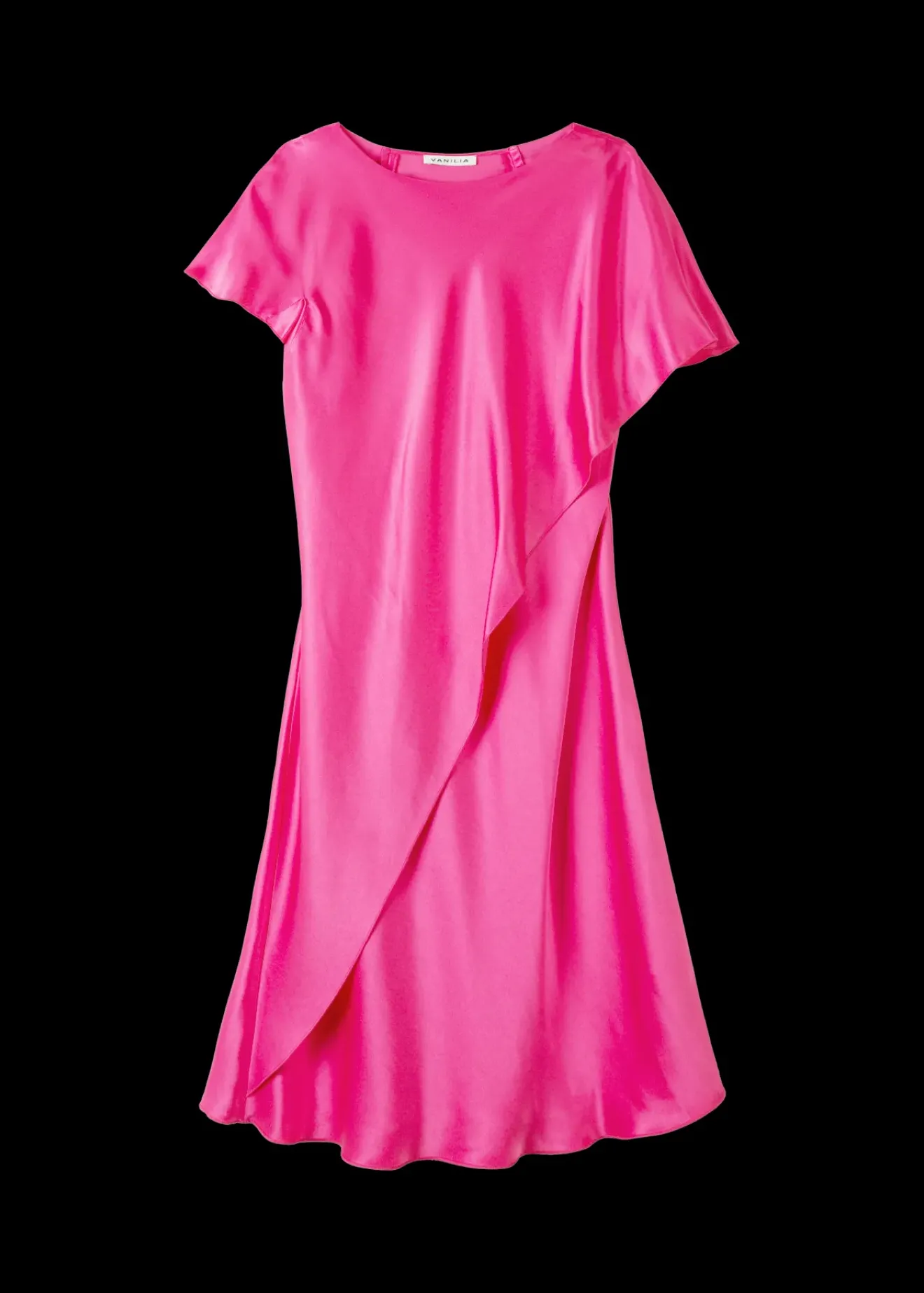 Vanilia Viscose Jurk Carmine Best