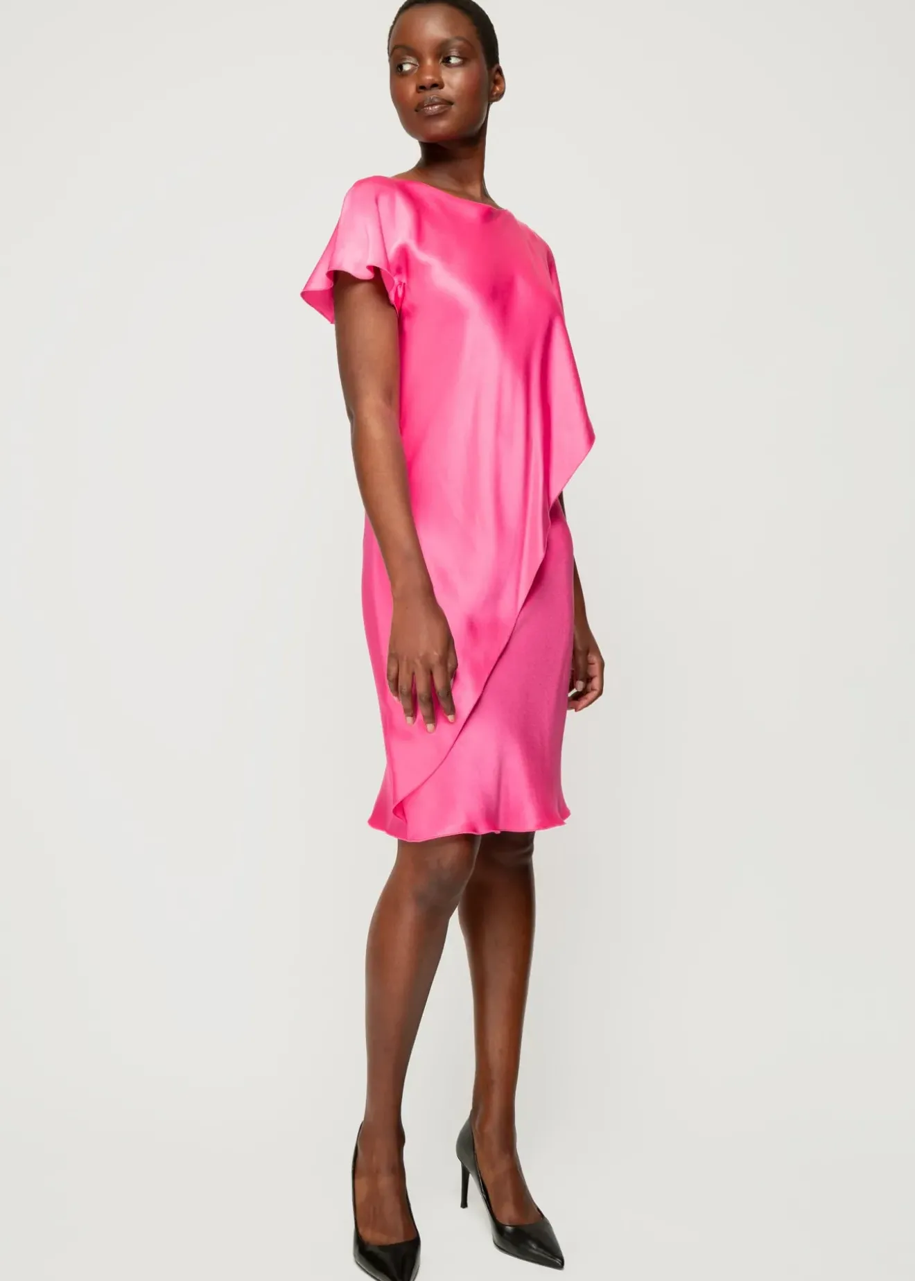 Vanilia Viscose Jurk Carmine Best