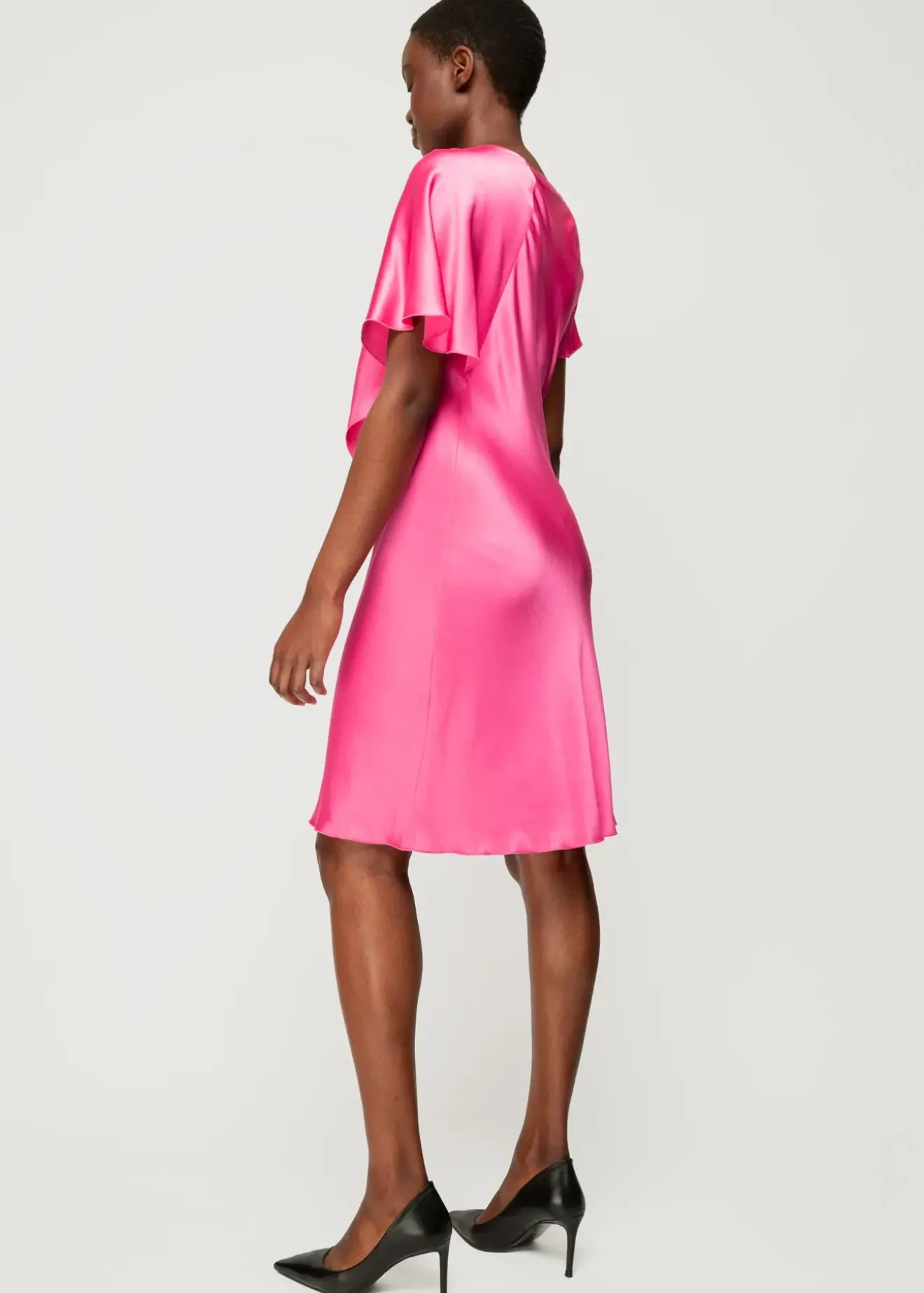 Vanilia Viscose Jurk Carmine Best