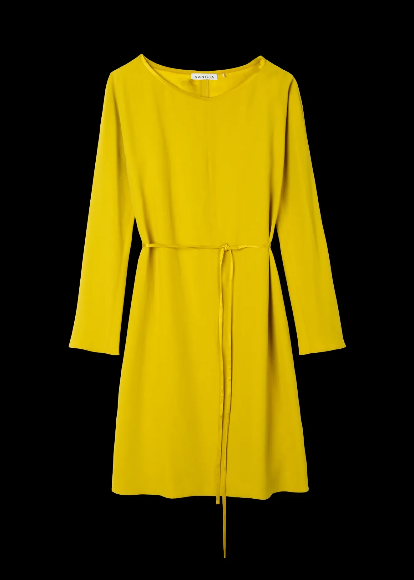 Vanilia Viscose Jurk Golden Lemon Discount