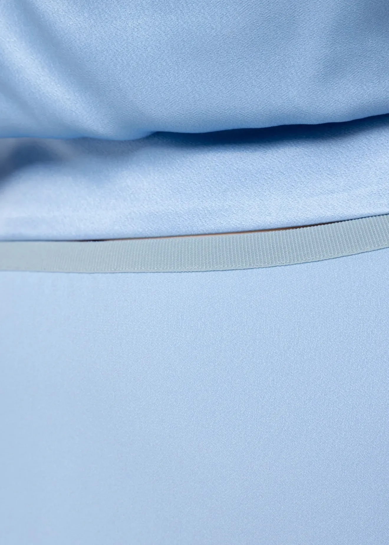 Vanilia Viscose Midi Rok Frost Blue Sale