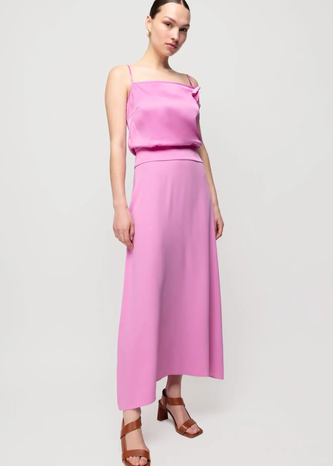 Vanilia Viscose Midi Rok Crocus Discount
