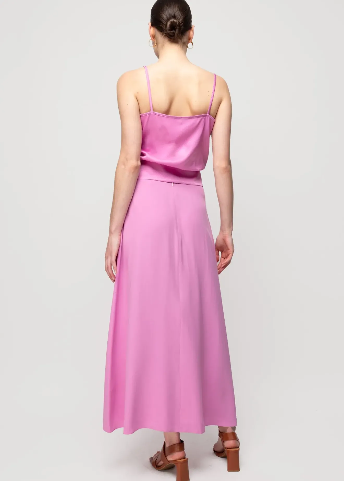 Vanilia Viscose Midi Rok Crocus Discount