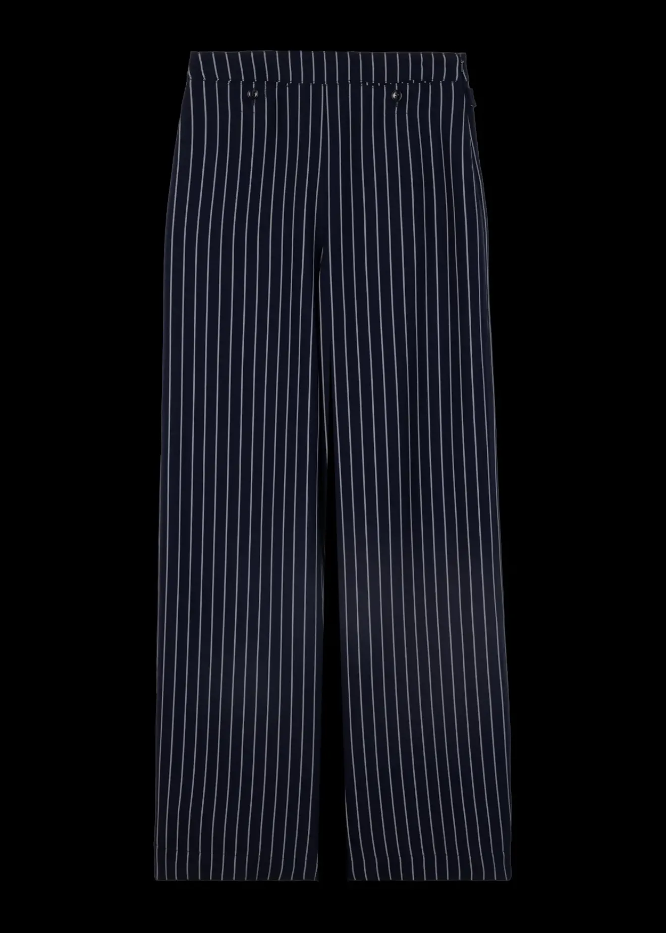 Vanilia Viscose Pantalon Pin Stripe Classic Navy Discount
