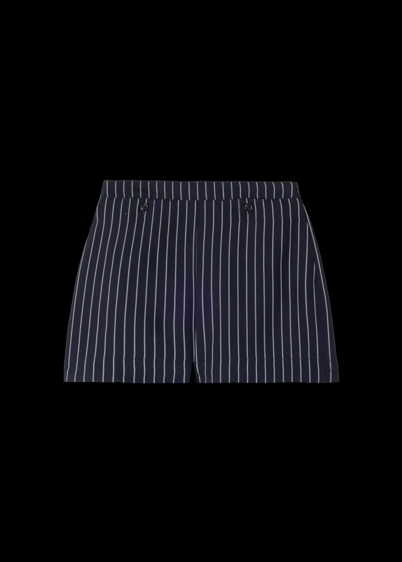 Vanilia Viscose Short Pin Stripe Classic Navy Hot