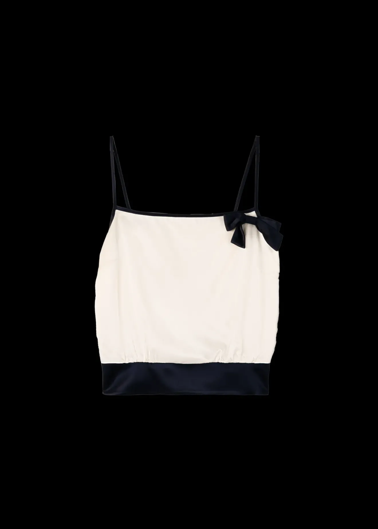 Vanilia Viscose Top Met Strik Whisper White Sale