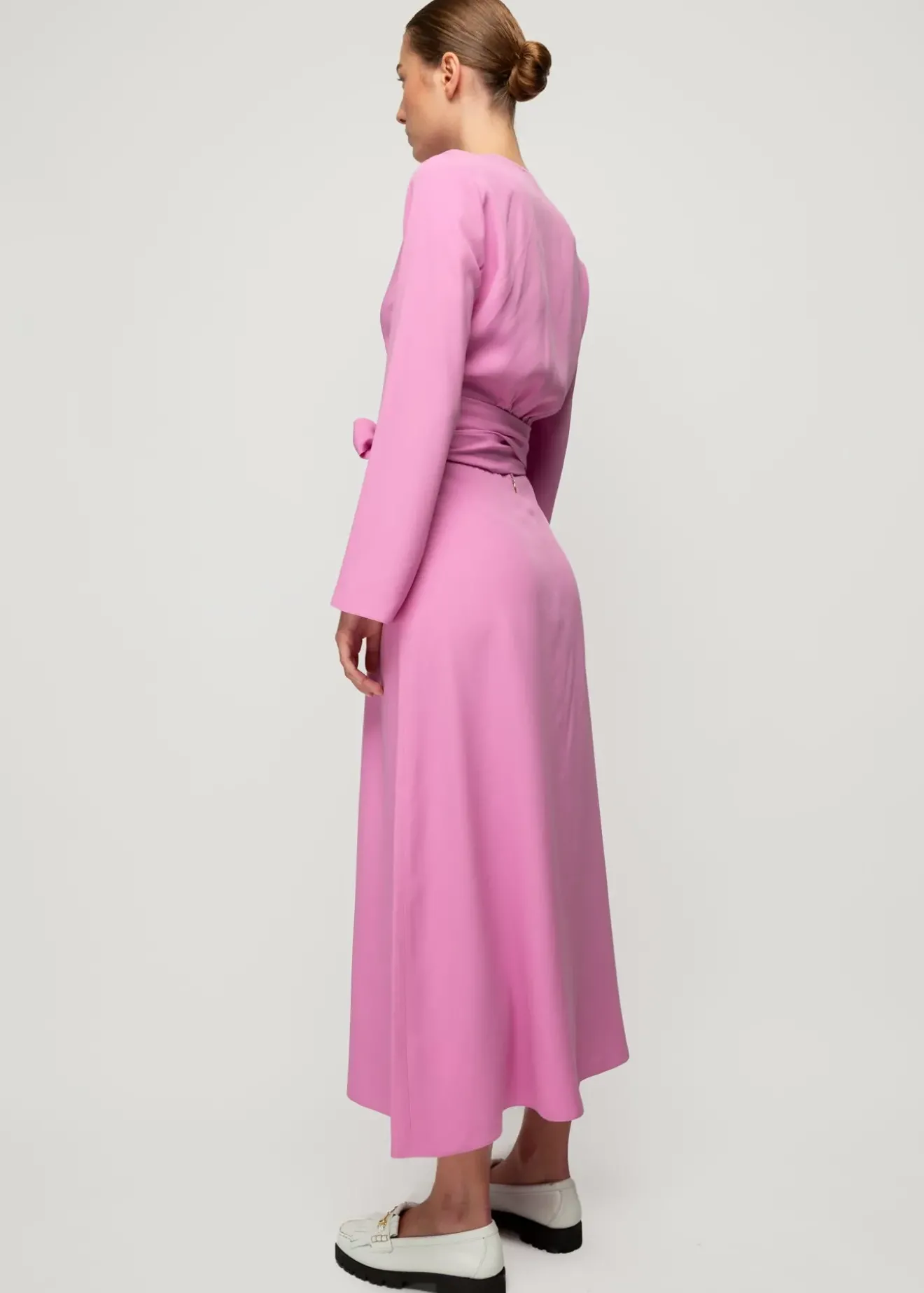 Vanilia Viscose Wrap Top Crocus Hot
