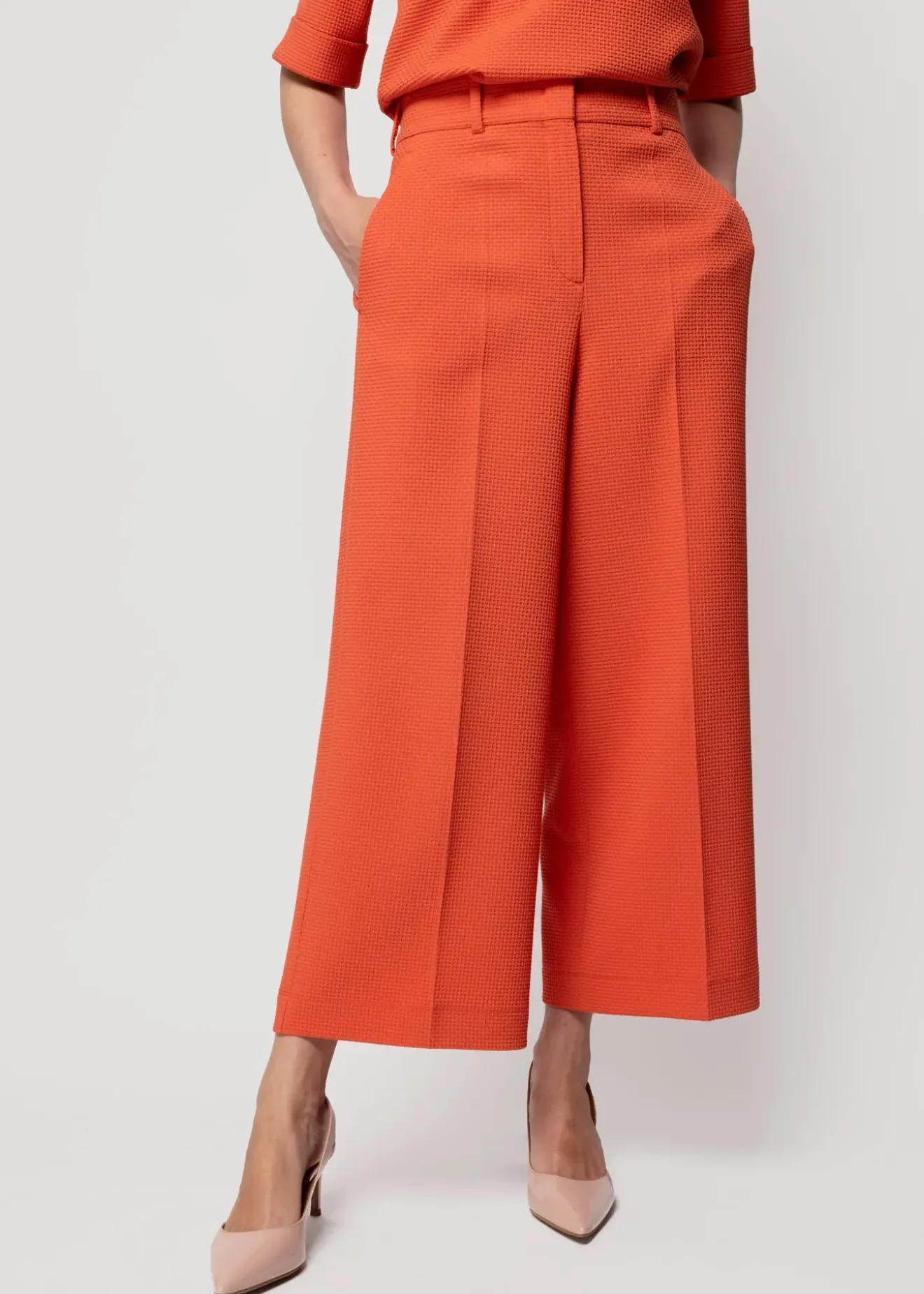 Vanilia Wafel Structuur Culotte Burnt Sienna Best
