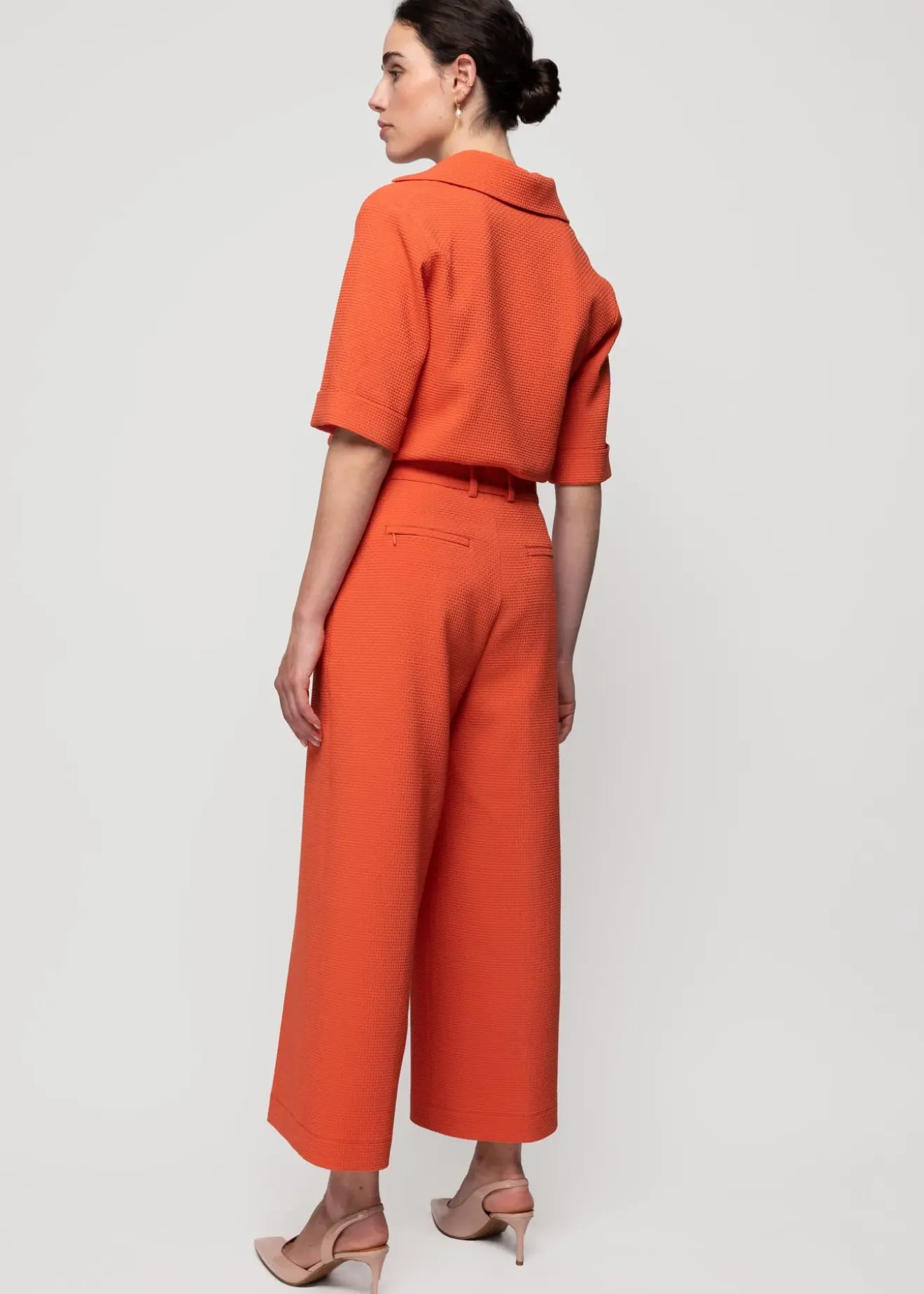 Vanilia Wafel Structuur Culotte Burnt Sienna Best