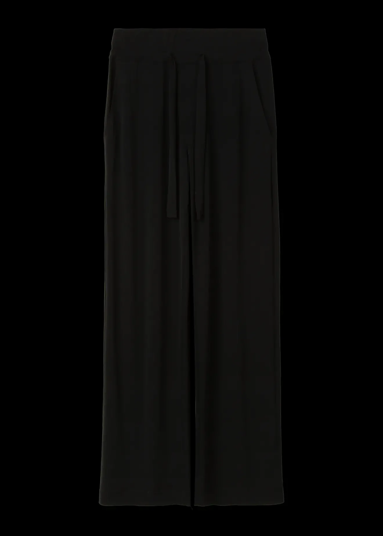 Vanilia Wide Leg Chino Zwart Online